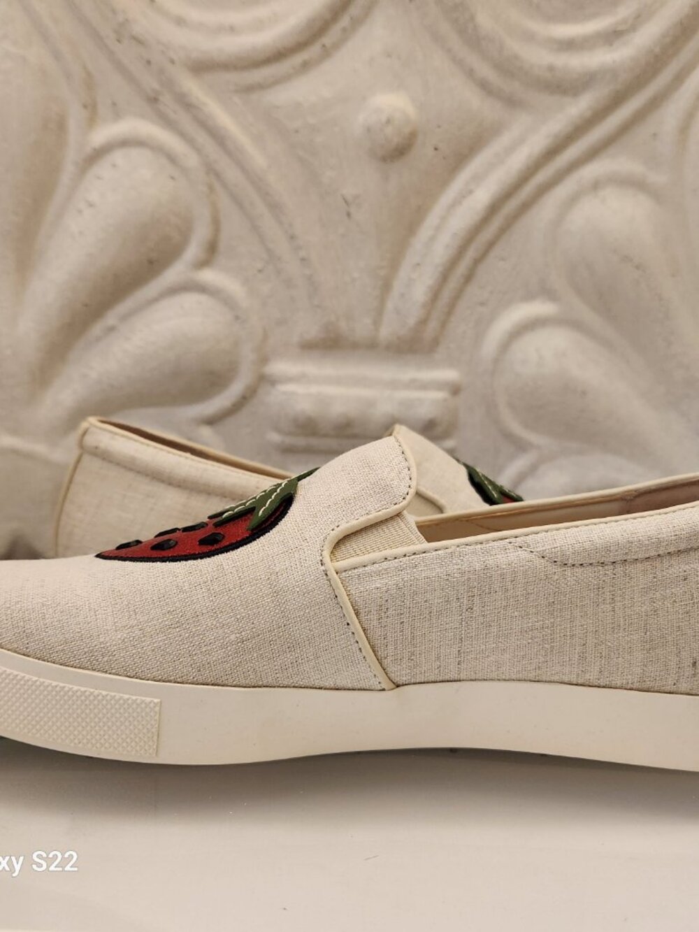 Katy Perry "The Kerry" Canvas Strawberry Slip In Sneakers. Nib. Size 8.5 — image 7 of 8